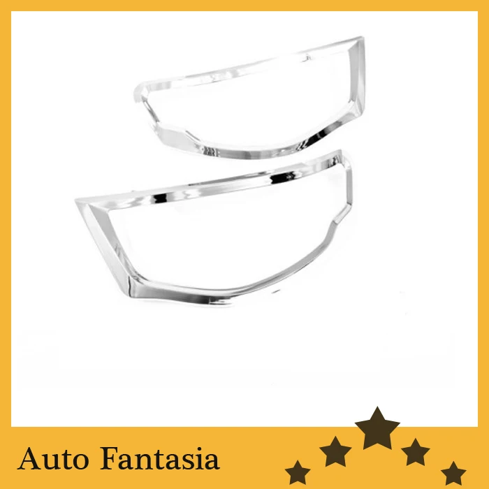 

Auto Chrome Parts Chrome Head Light Cover for Mitsubishi L200 Triton-Free Shipping