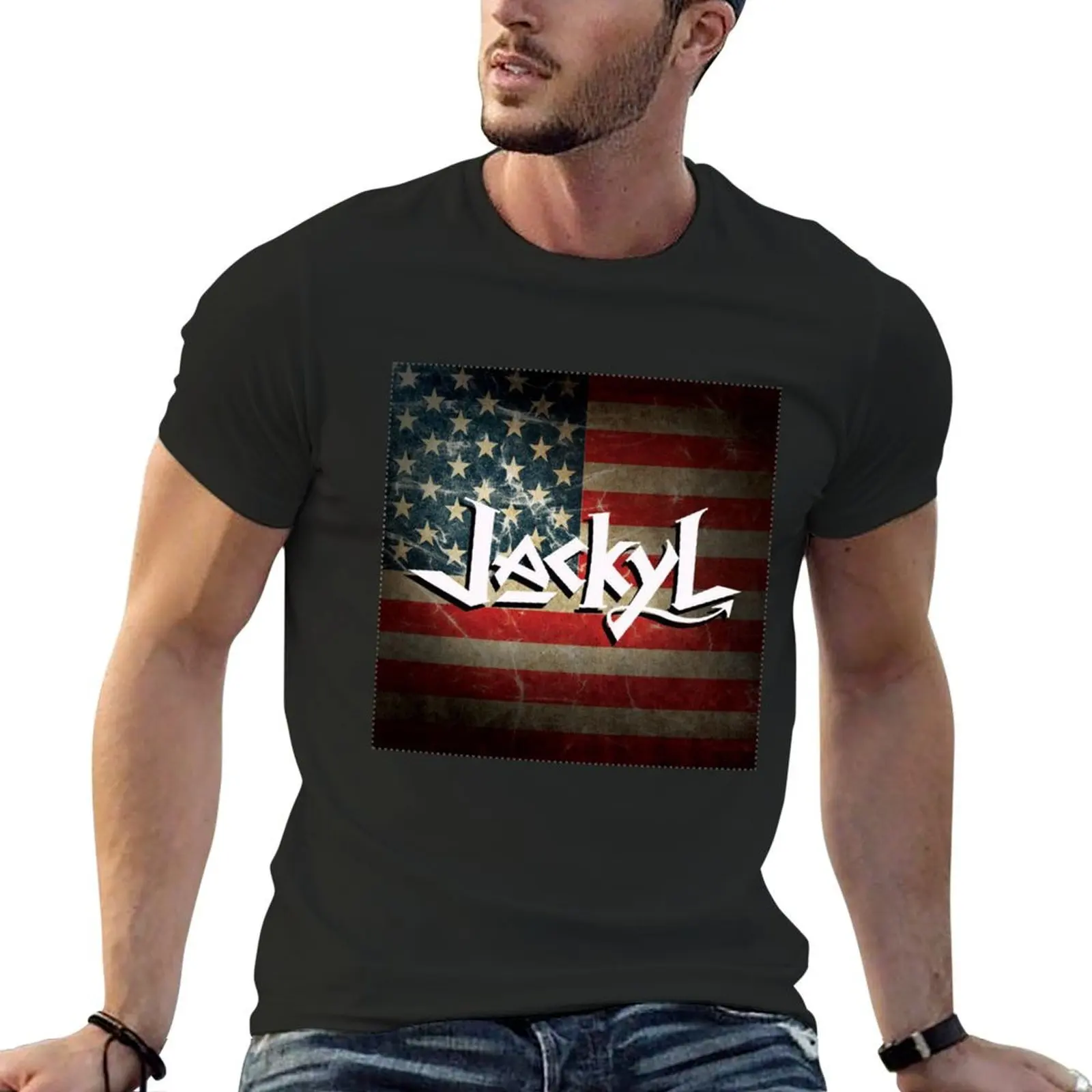 jackyl us 2022 tour T-Shirt sweat anime stuff cotton graphic tees mens champion t shirts