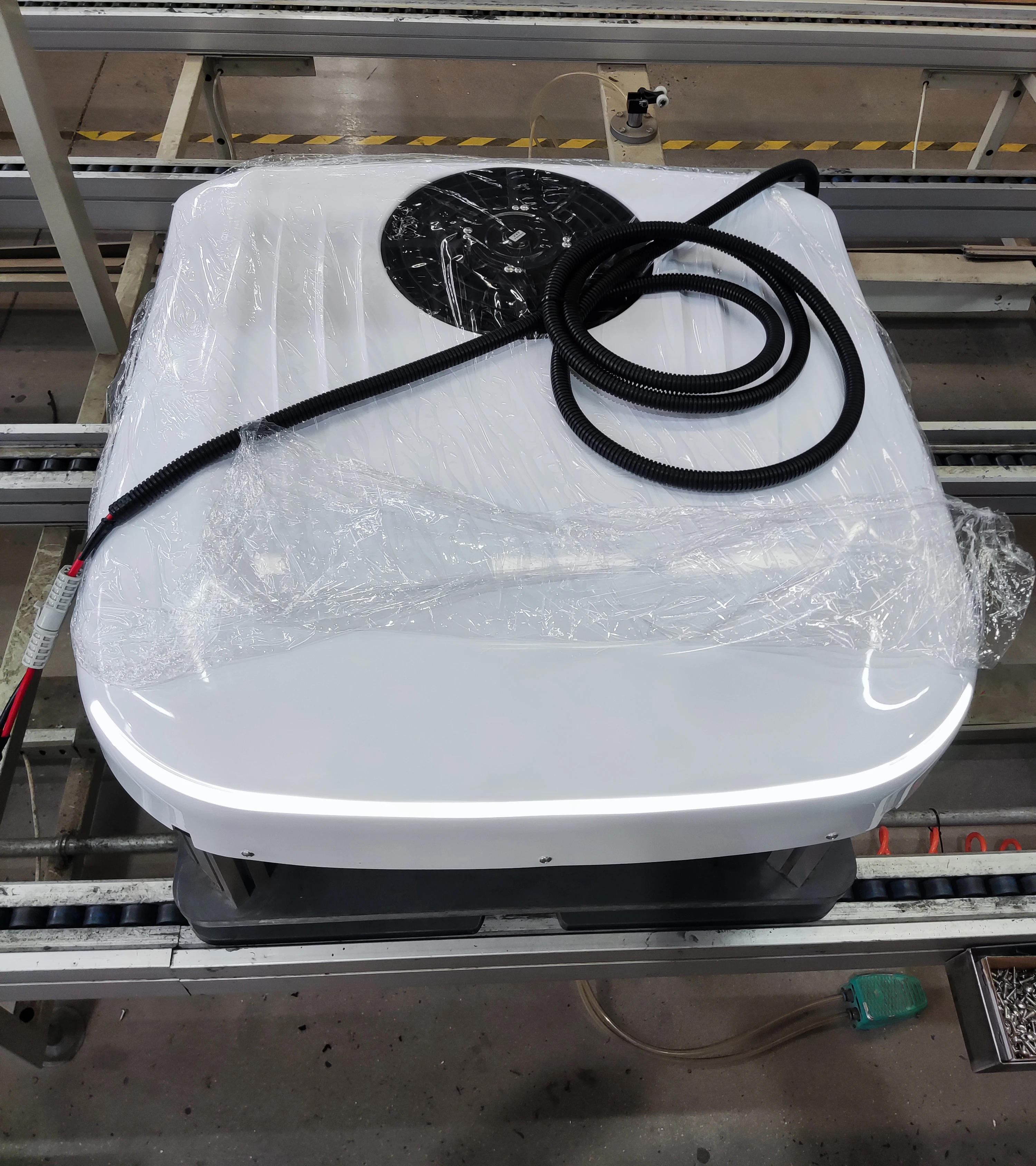 كامبر RV سقف كهربائي 12 فولت تكييف الهواء على السطح 12 فولت شاحنة 24 فولت مكيف هواء لوقوف السيارات #2