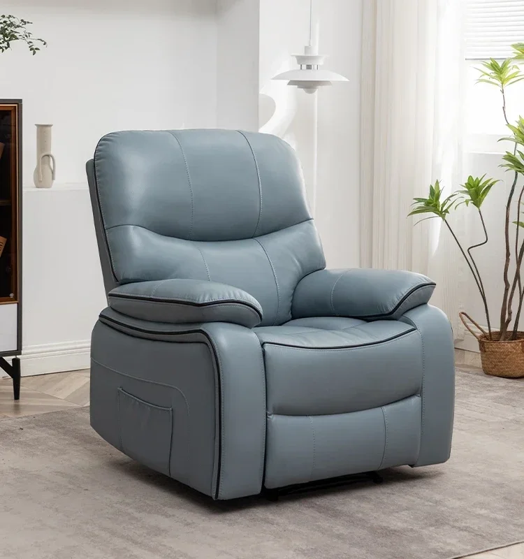 Cadeira de massagem elétrica multifuncional, Tecido de couro de microfibra, Home Electric Multi-function Pine Material