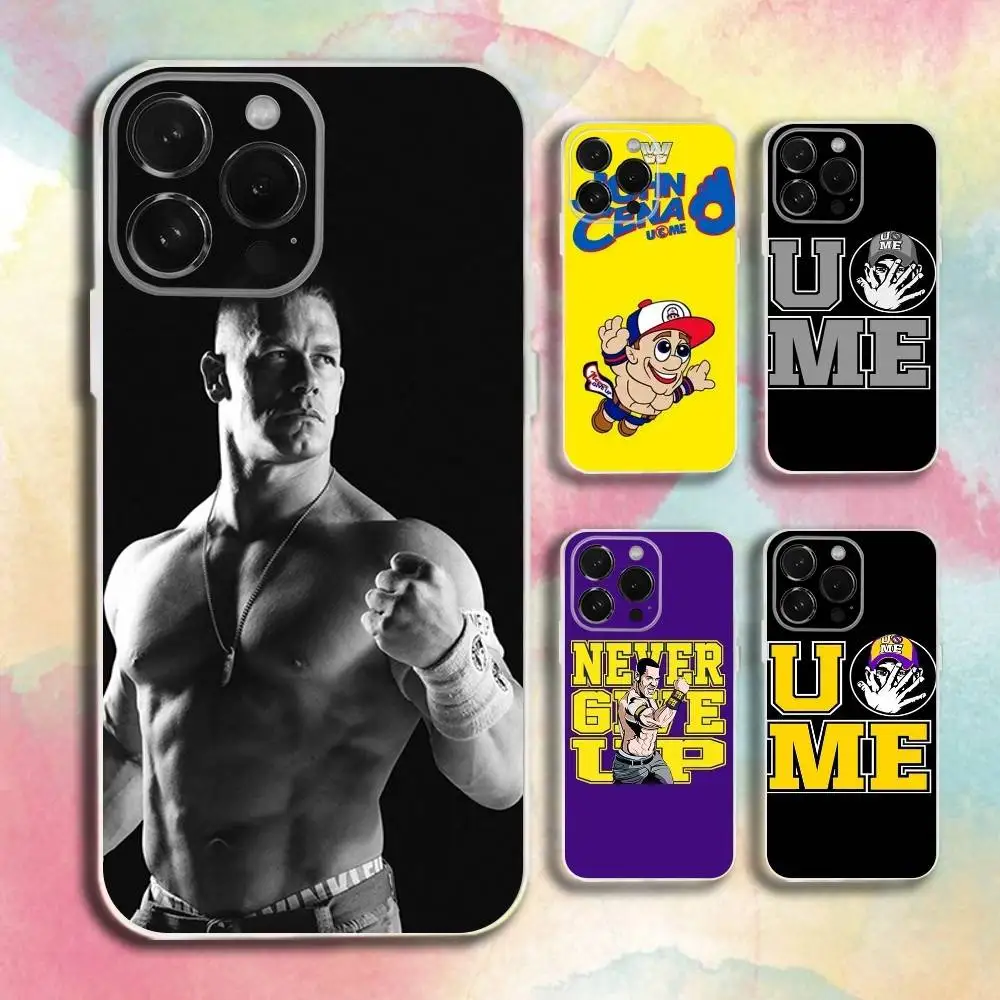 

Чехол для телефона J-John C-Cenas actor для iPhone 16,15,14,13,12,11 Plus, Pro, Max, XR, XS, Plus, E, SE4, мини-прозрачный чехол