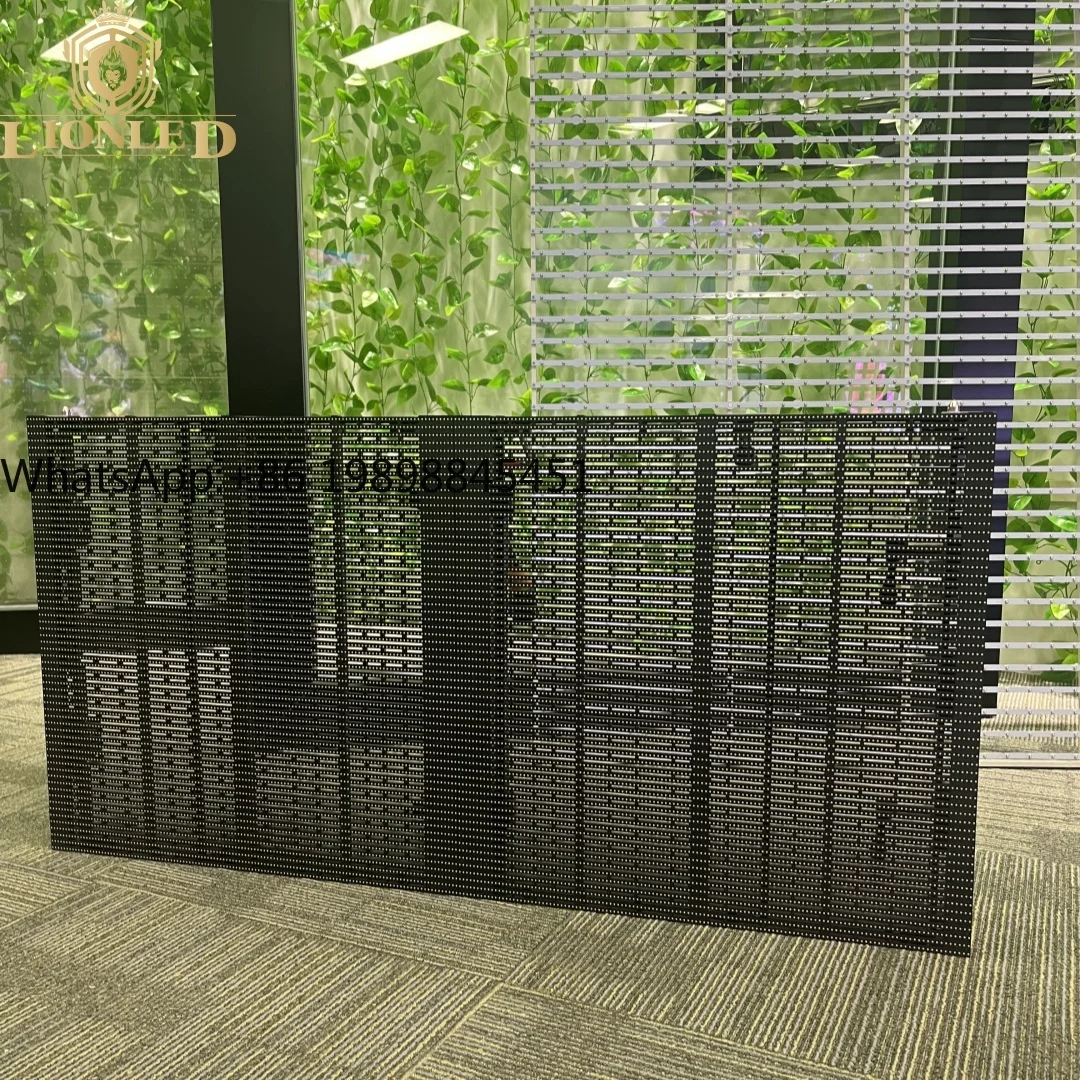 

New Technology Transparent LED Display Screen for Shopping Malls Retail Stores Elevators Indoor Curtain Glass Window for