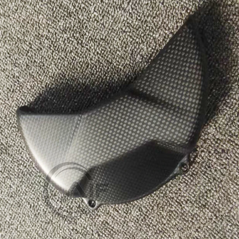 ل Ducati Panigale V4 V4 4s 2025 2018-2024 غطاء المولد الأيسر من ألياف الكربون ، غطاء حماية مبيت المحرك