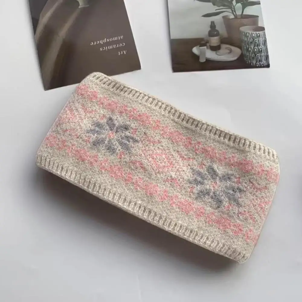 خمر الجاكار متماسكة عقال مرونة لينة رباط شعر إكسسوارات الشعر نمط هندسي عمامة سميكة حماية الأذن العصابات الشعر