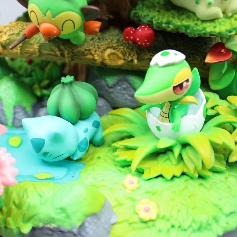 Pokémon Action Figure Forest Wonderful Frog Flower, Gk Large Hand Model, Ornements cancers, Cadeaux d'anniversaire, Nouveau