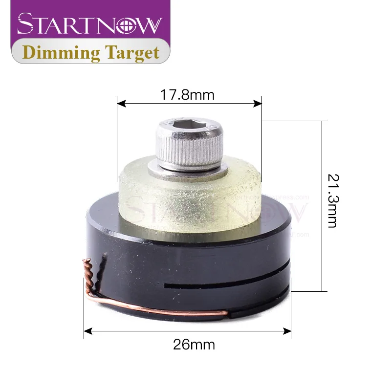 Startnow Laser Path Calibrating Device Light Regulator Alignment Kit Dimming Target 1st Mirror Holder part for CO2 Laser Machine