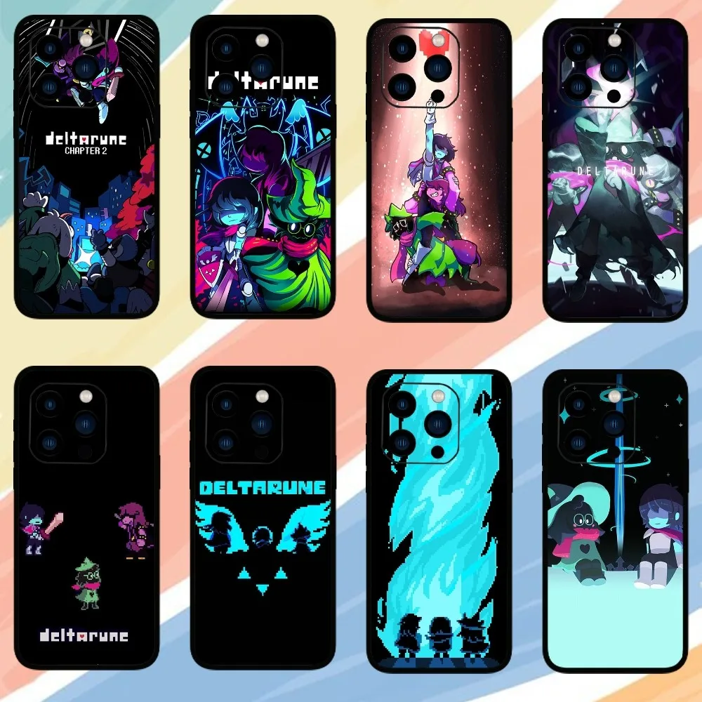 Game Deltarune Phone Case For iPhone 15 14 13 12 11 Pro Max mini XS XR X 8 Plus SE Cover