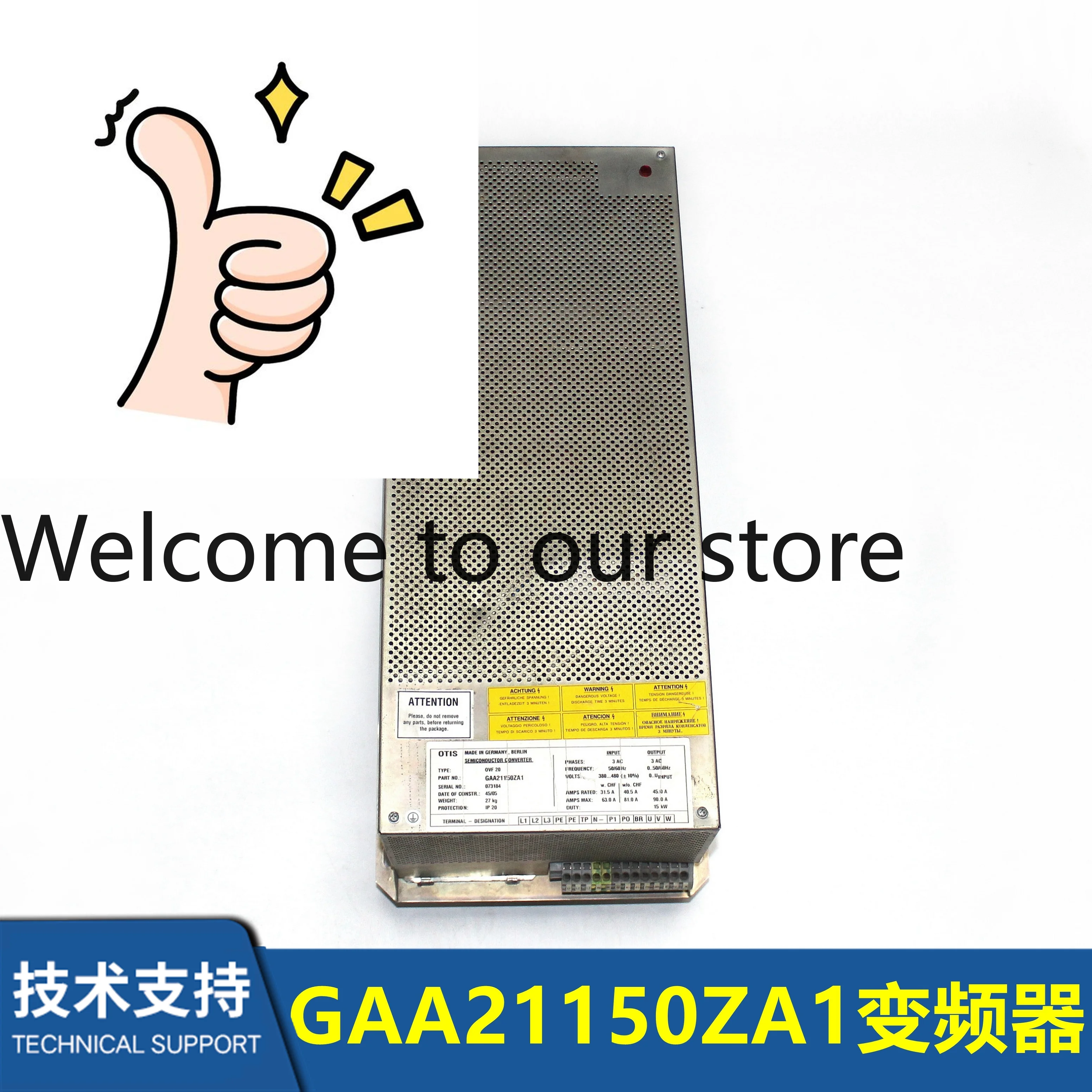 

Elevator OVF20 inverter 9KW 15KW GCA21150D1 GAA21150ZA1 elevator accessories