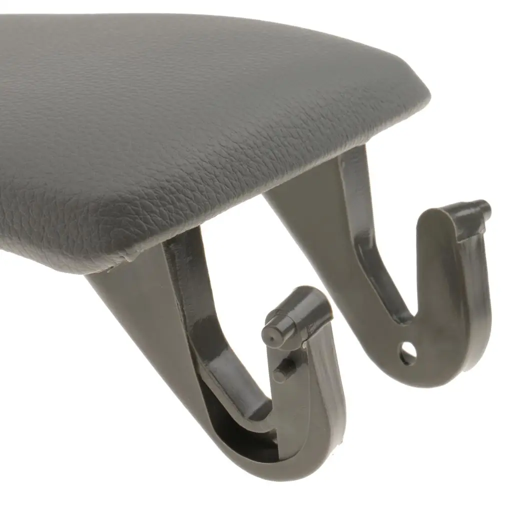Grey PU Leather Centre Armrest Cover Console Lid Skin Car Cushion Sleeve for Audi A6 S4 C5 00-06 Interior