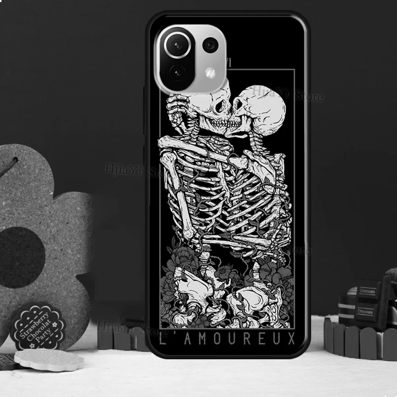 Horror Skull Gothic Funda For POCO F5 X3 X4 X5 Pro F4 GT C40 F3 Case For Xiaomi 11T 12T Pro 12 X 13 Lite Cover