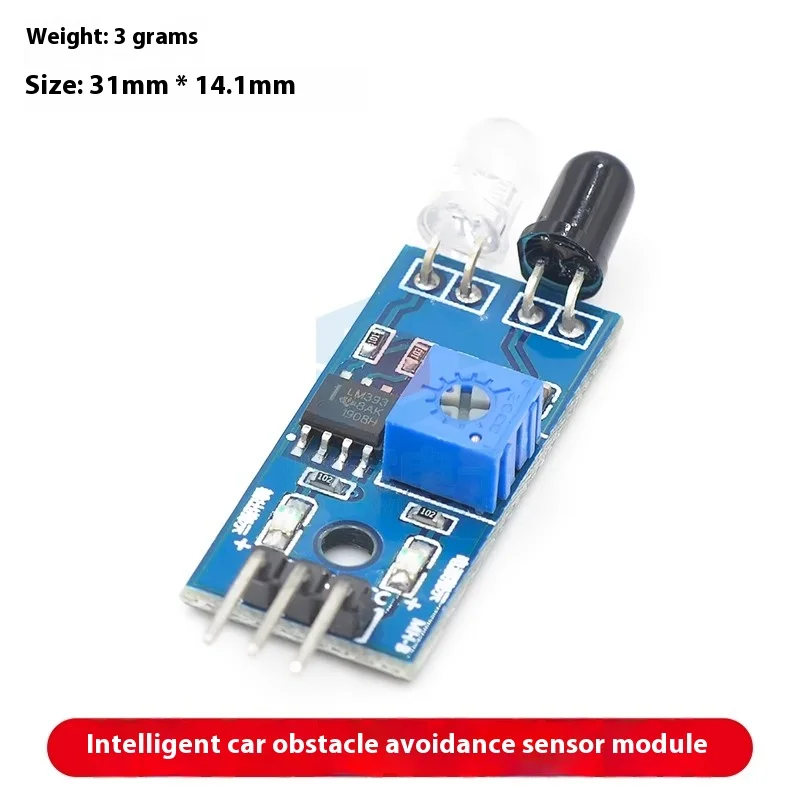 IR Infrared Obstacle Avoidance Sensor Module for Arduino Smart Car Robot 3-wire Reflective Photoelectric New
