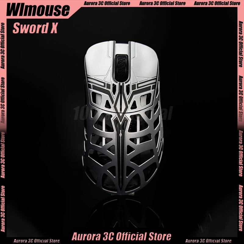 

New Wlmouse Sword X Fabulous SwordX Wireless Gamer Mouse 2.4G Magnesium Alloy Mice PAW3395 Anime Lightweight Wireless Mouse Gift