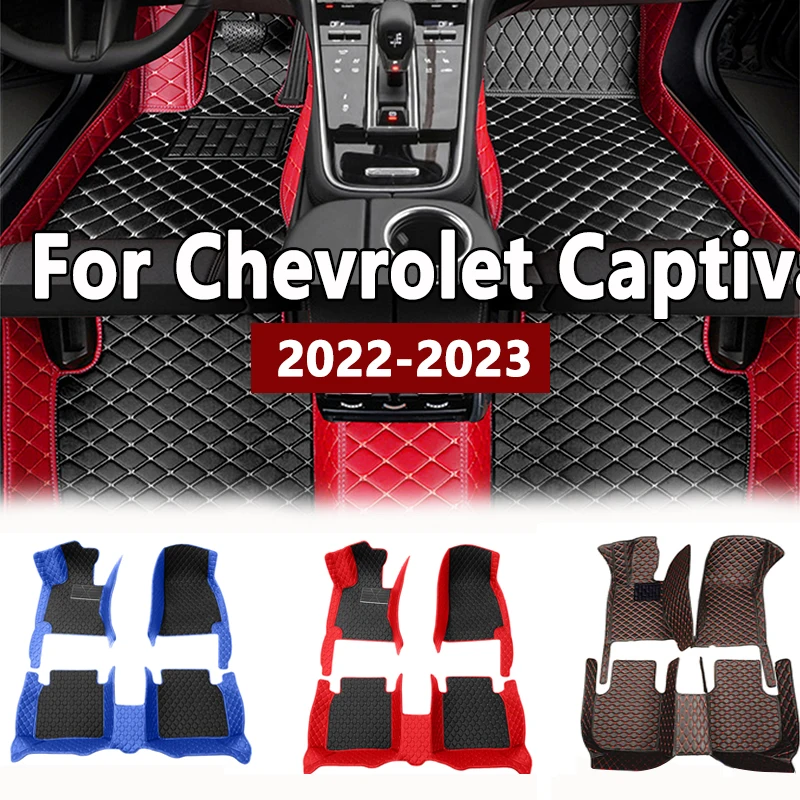 

Car Mats Floor For Chevrolet Captiva CN202S 2022 2023 7 Seater Waterproof Leather Car Mats Alfombrillas Car Accessories