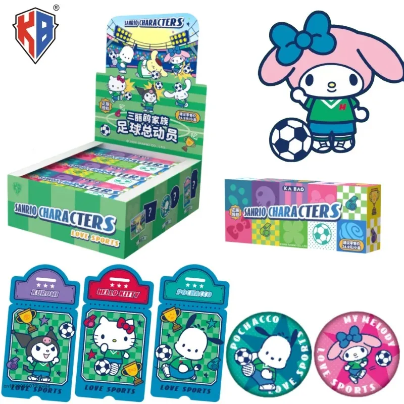 tarjetas-coleccionables-oficiales-de-la-nueva-serie-familiar-sanrio-edicion-limitada-de-insignias-de-equipos-de-futbol-tarjetas-desprendibles-regalos-de-mercancia-de-anime