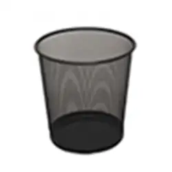 Mesh Trash Bin Paper Basket Office Rubbish Waste Holder Can Trash Can Household Bathroom Toilet Bedroom Living Room Waste Bins