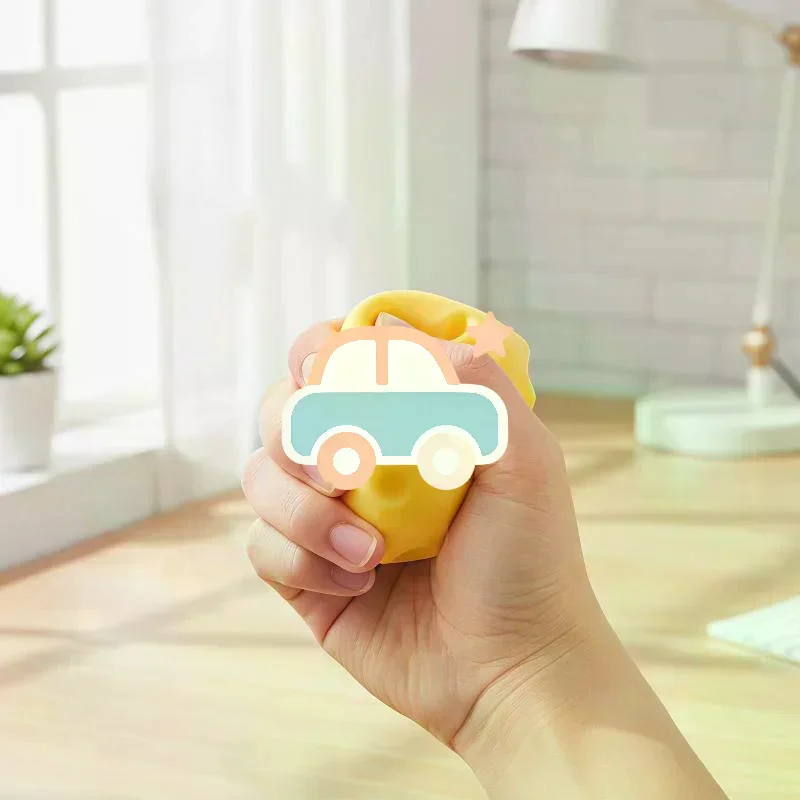 Square Slow Rebound Squeeze Toys Cheese Durian Design Stress Relief Fidget Toy for Kids Adults Party Favors Daily Use