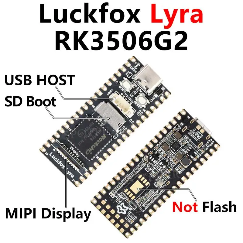 Luckfox Lyra  RK3506G2 SD-Boot Version RK3506G2 Rockchip Linux Board RK3506 For MIPI/DSI Display Cortex-A7