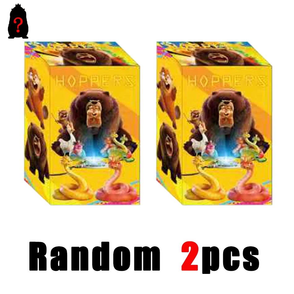 Hoppers - Caja Sorpresa con 12 Figuras Coleccionables de la Serie Plan de Transformación de Castores, con Figura Oculta, para Niños y Adultos