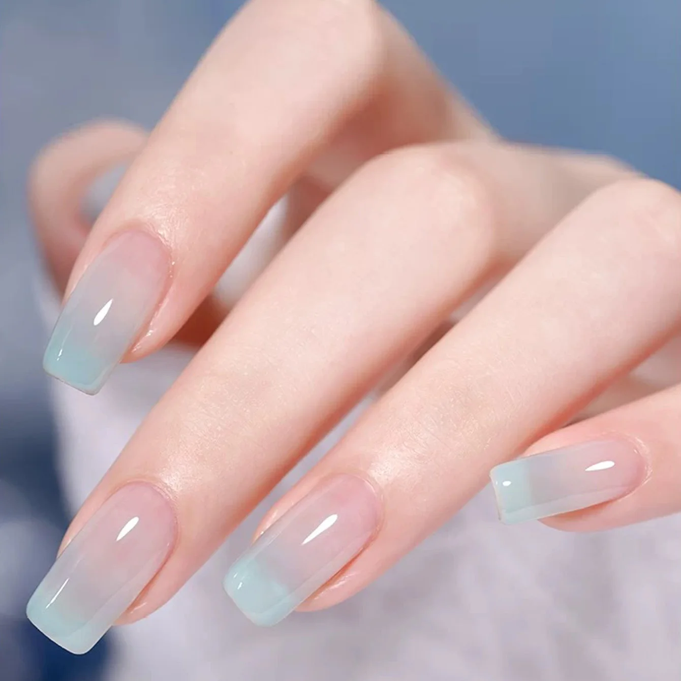 ยาทาเล็บเจล SHAKA สีฟ้าเขียวซานโตรีนี สำหรับฤดูร้อนและฤดูใบไม้ร่วง 1 ชิ้น รุ่นใหม่ปี 2025 สำหรับฮาโลวีน ใช้ได้หลากหลาย