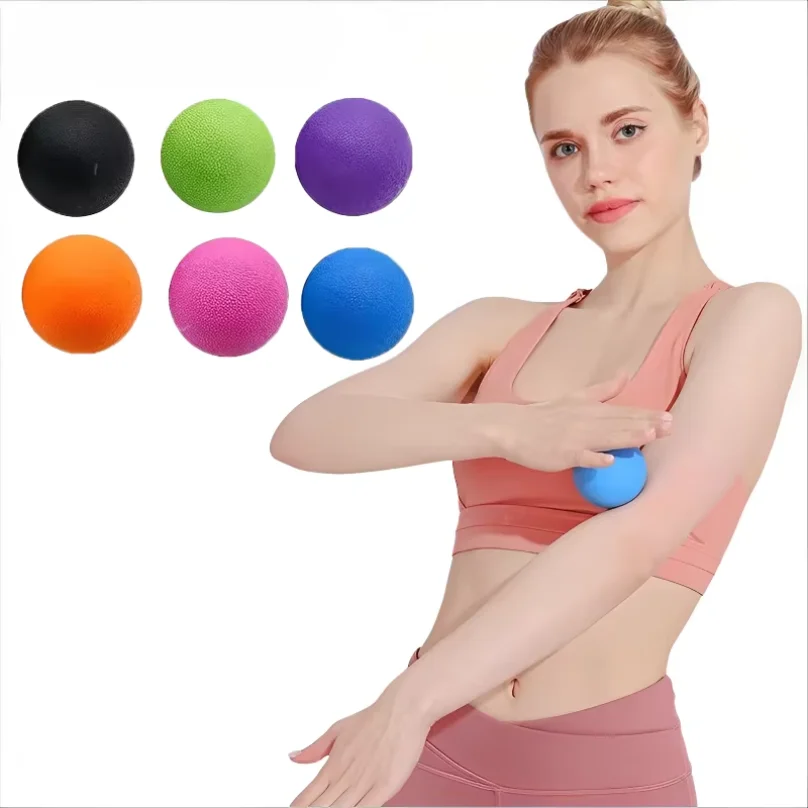 TPE 6CM Fascia Ball Deep Tissue Muscle Relaxation Exercise Sports Fitness Yoga Massage Trigger Point Stress Pain Relief