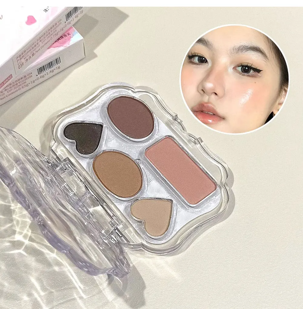 NICEKEY Farbenfrohe Lidschatten-Palette Lila Glitzer Perlmutt Matt Lidschatten Schimmerndes Make-up Langanhaltender Highlighter Augen-Kosmetik – Detail 10