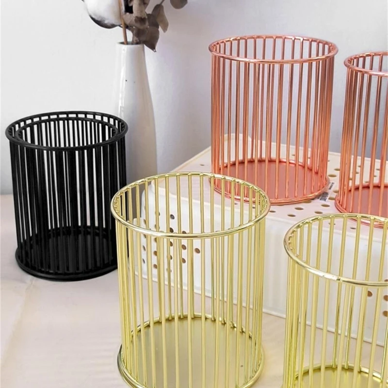 Soporte lápiz lápicero organizadores oficina en hogar maquillaje decorativo cepillo decoraciones escritorio