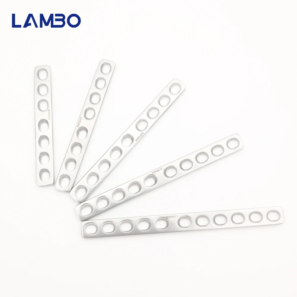 2.0/2.4/2.7/3.5mm S.S. DCP Dynamic Compression Plate Veterinaria Implants for Dogs Mascotas Hand Tools  Pet Accessories