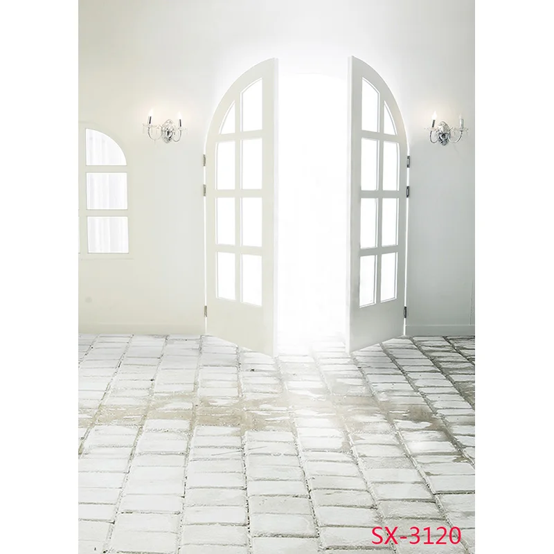 Vinile fondali fotografia Prop fiore pavimento in legno castello matrimonio tema Studio fotografico sfondo 2157 YXFL-55