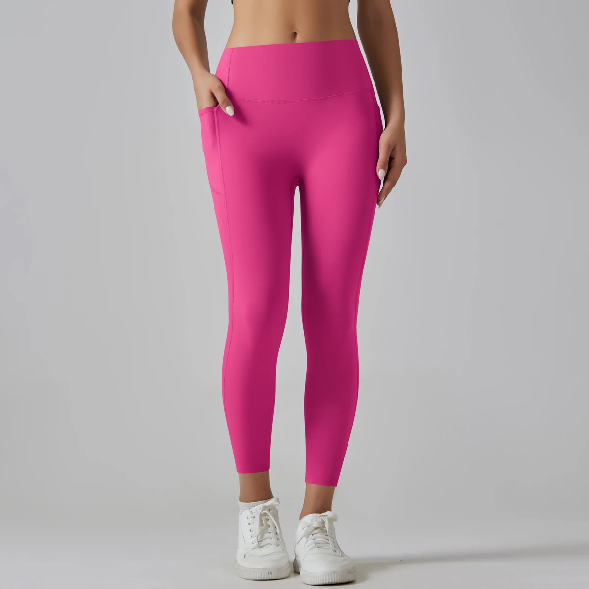 Naked Feeling Leggings With Pocket Women Sport Leggings Fitness Running Yoga Pants High Waist Energy Leggings Gym Girl Leggings