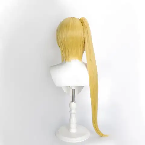 Fairy Tail Lucy Cosplay Peruk Syntetisk Lång Rak Peruk Anime Coser Söt Flicka Värmebeständig Fiber Högkvalitativ Peruk Halloween 10 best sales Lucy cosplay Fairy Tail - №2