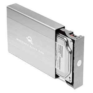 OWC Mercury Elite Pro 8TB 3.5-inch USB 3.2 (5Gb/s) External Hard Drive Enclosure with SATA Serial Port for Desktop & Laptop PCs