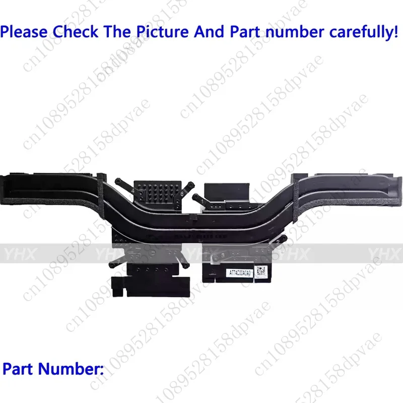GYX New For DELL Precision 16 5680 N81P COOLING HEATSINK 2XY5C 02XY5C