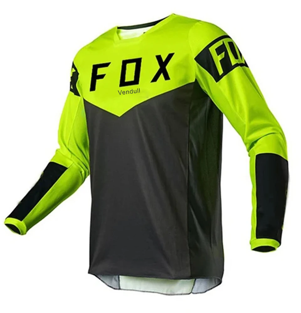 2024 Men's Downhill Jersey Vendull Fox Mountain Bike Mtb Shirts Offroad Dh Motorcycle Motocross Sportwear Bicycle Racing Cycling