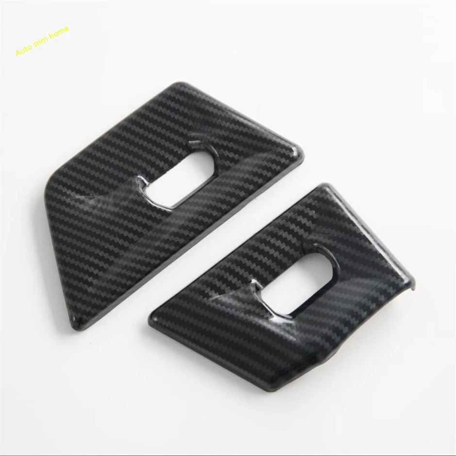 

Side Air Volume Adjustment Button / Dashboard Air Condition AC Vents Outlet Cover Trim For BMW X3 G45 2025 2026 Carbon Fiber ABS