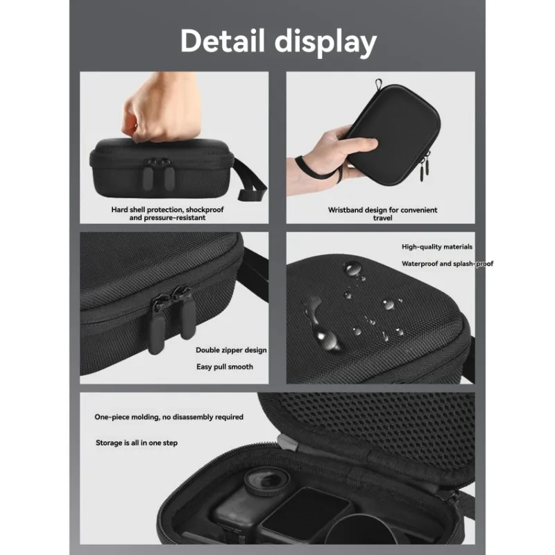 AED7-Portable Storage Case For DJI Osmo Nano - Compact Camera Bag, Handheld Protective Box