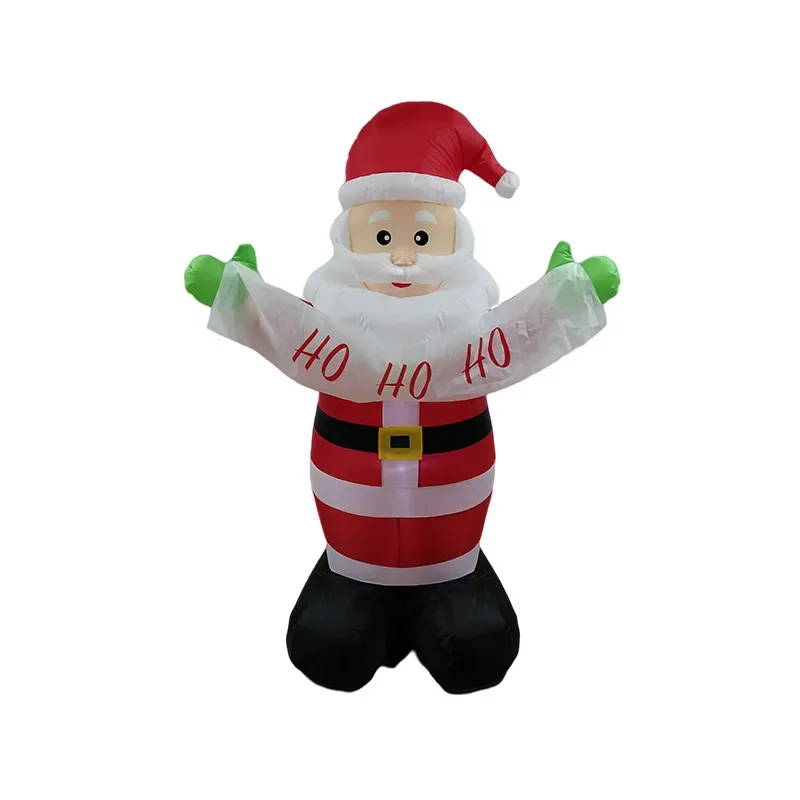 

1.8M Christmas Inflatable Banner Santa Luminous Air Mold Courtyard Party Ornament