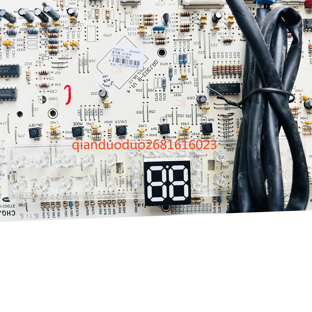 

Подходит для дисплея свежего воздуха с пятью лошадьми Gree. 30563078 кнопочная плата GRJ303-B плата управления D303F3E