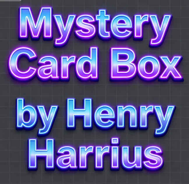 

Mystery Card Box от Генри Харrius — волшебный трюк для карточек для иллюзий, реквизит фокусника