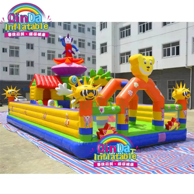 Giant Funny Fun City Jumper Bouncer Inflatable Castle For Kid