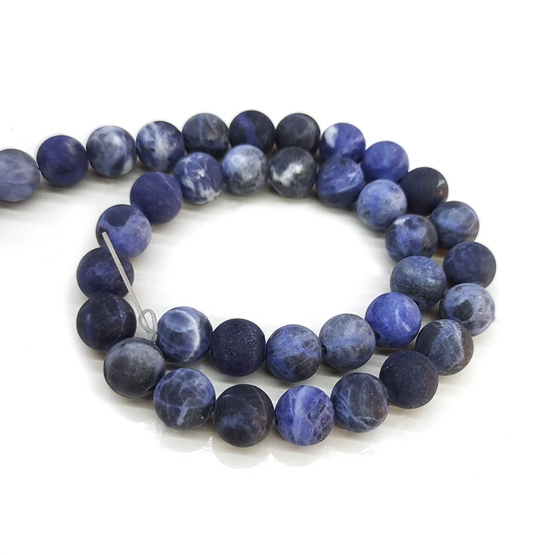 6/8/10mm Matte Stone Beads Natural Stone Beads Round Loose Spacer Beads For Jewelry Making DIY Bracelet Necklace Accessories image 5