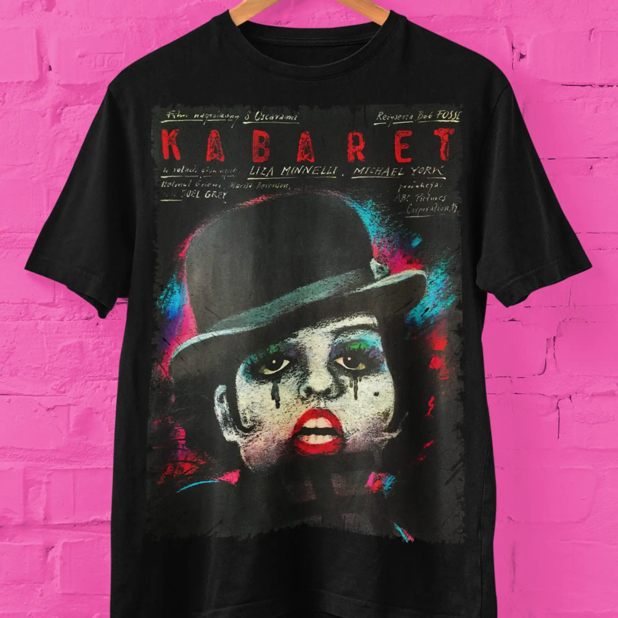 Cabaret T Shirt Classic Liza Minnelli Caberet Polish Movie Poster Fan