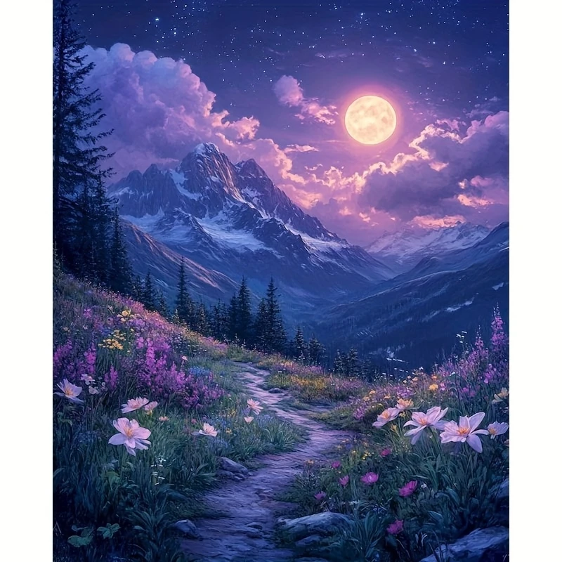 

Пазлы «Пурпурное небо и пейзаж» 500/1000/1200/2000 элементов, семейные игры для игровой комнаты, спальни, домашнего декора