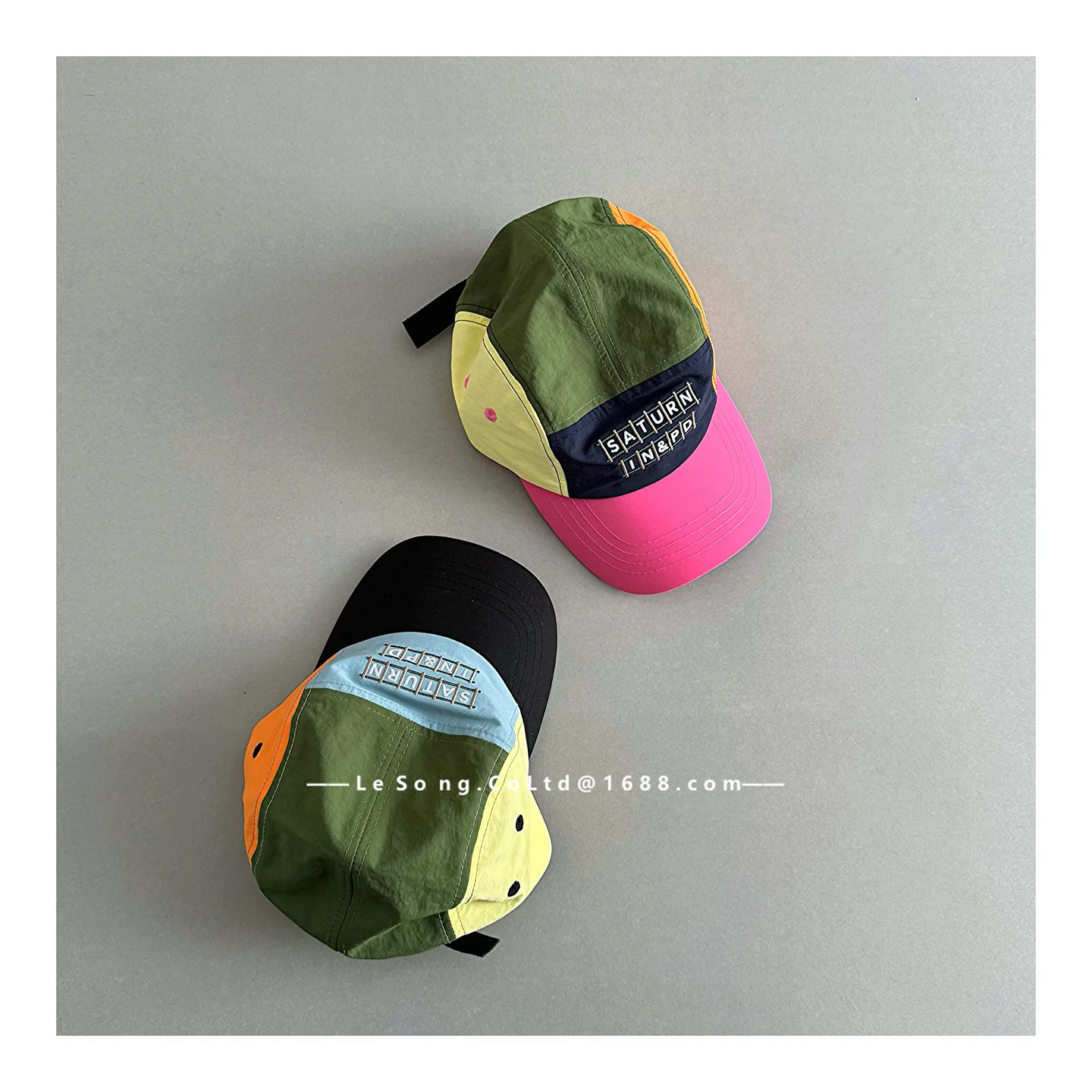 Kids Hats  Breathable Color Contrasting Camping Hat 2026 New Spring/Summer Outdoor Boys Girls Duck Tongue Hat