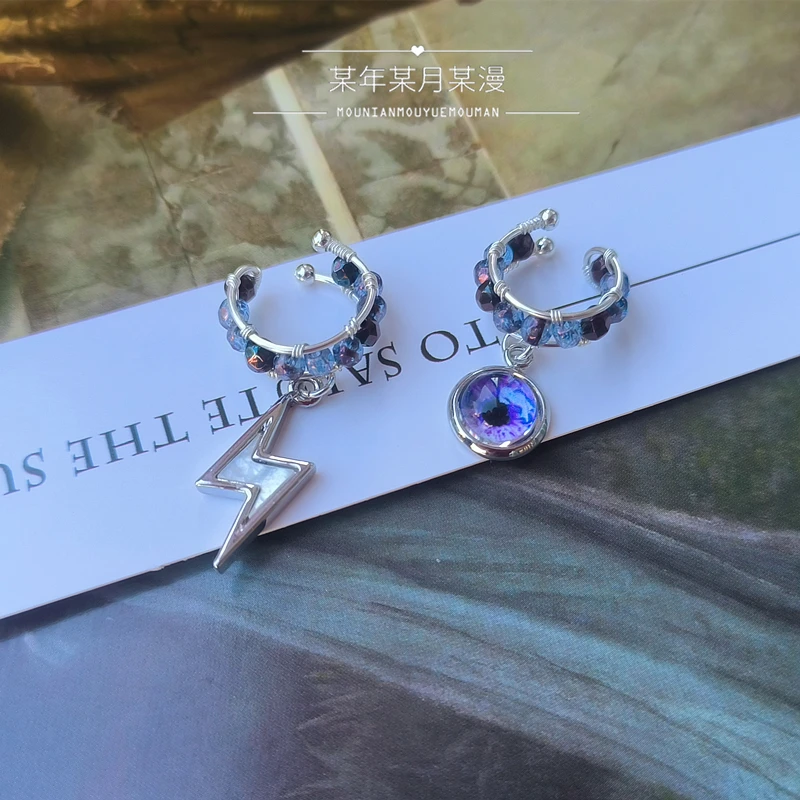 Anime Earrings Love and Producer Lingxiao Dangles Earing Ring Cosplay Prop Accessories