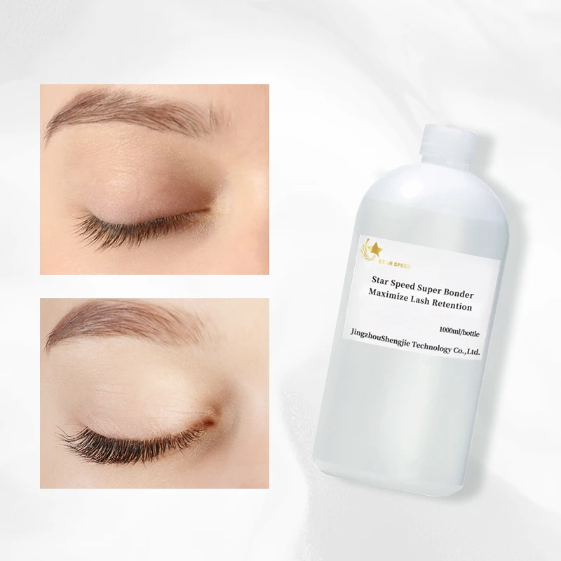 1kg Bonder Long Lasting Mink Clear Latex Free Peach Scent Lash Bonder Strong Eyelash Extension Glue Bonder