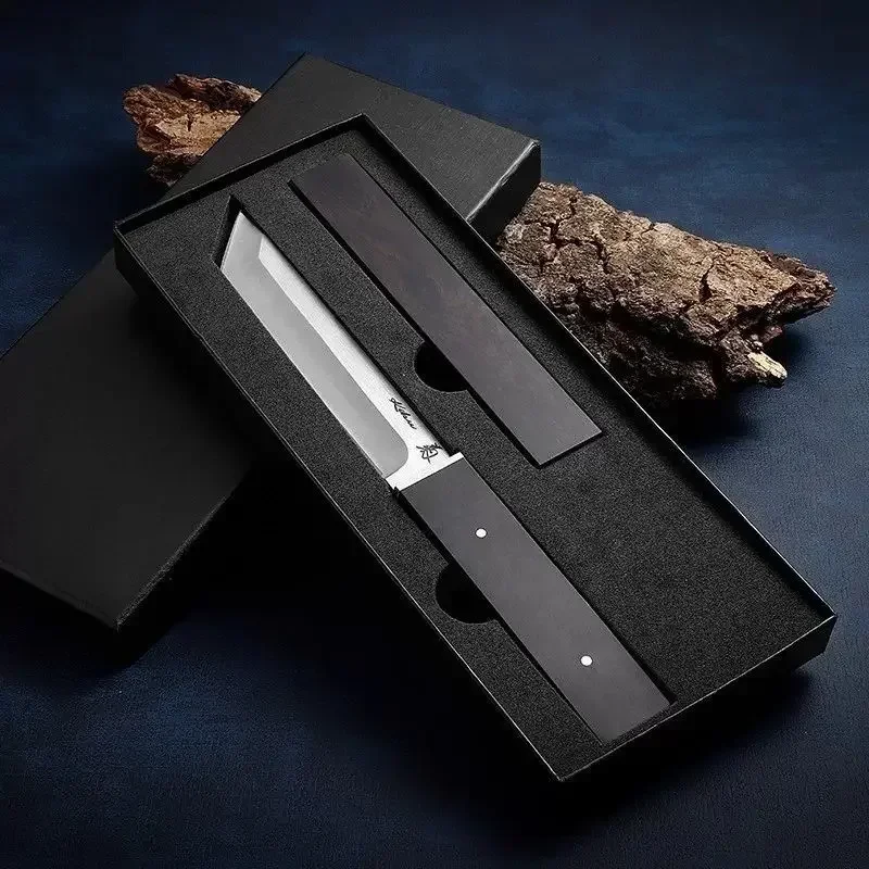 Full Tang Japaness Style D2 Steel Tanto Blade Tactical Hunting Knife Bushcraft Self Defense SurvivalCamping Edc Tool