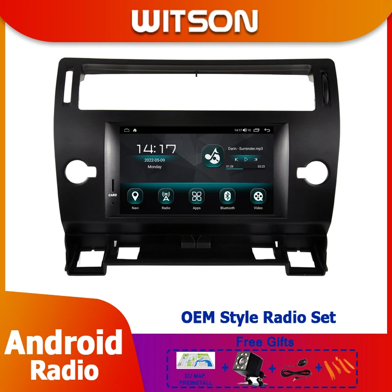 

Auto Radio 7" Screen OEM Car Multimedia For Citroen C4 C Triomphe C-Quatre 2004-2011 With AMP Stereo GPS CarPlay Player