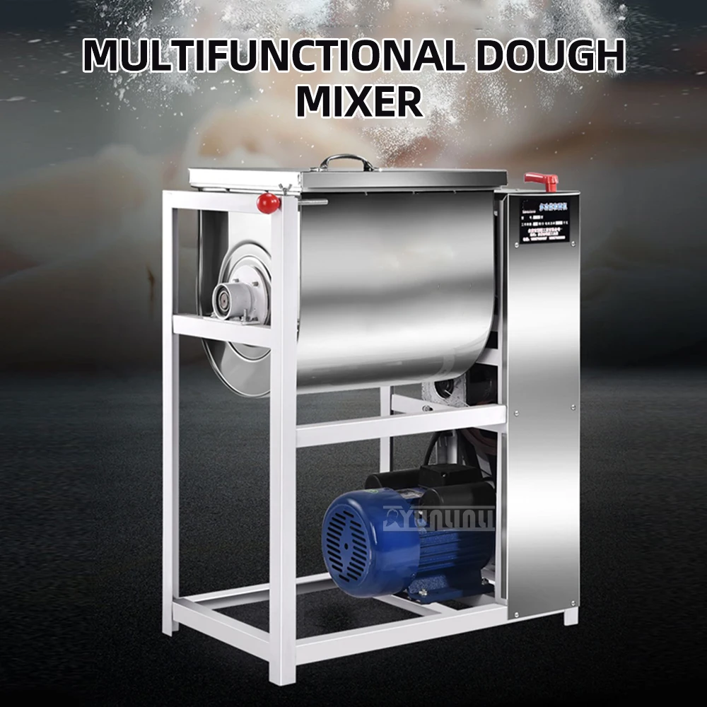 25 كجم خلاط العجين الأوتوماتيكي التجاري سعة كبيرة خلاطات خلط الدقيق آلة العجن