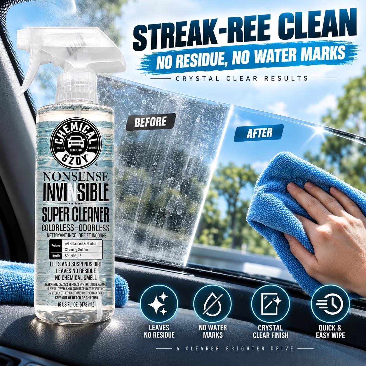 473ML All Purpose Cleaner Car - Leather Cleaner Interior recension och pris
