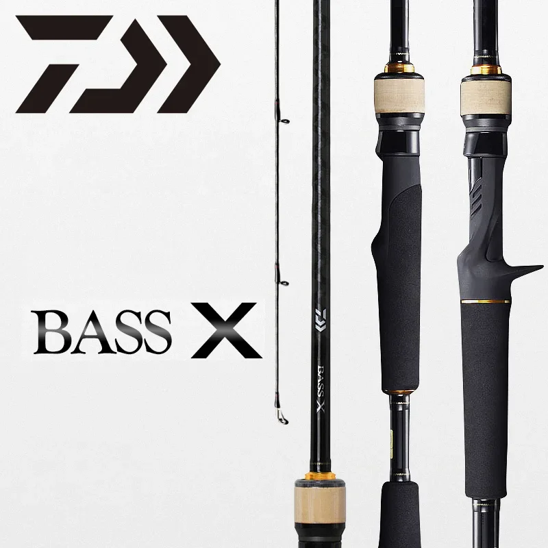 DAIWA Fishing Rod BASS X Y Spinning/Casting Fishing Rod  FUJI Rings Spinning for Fishing Aluminum Carbon Fishing Stick